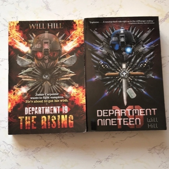 DEPARTMENT 19 set of 2 softcover books - Picture 1 of 4